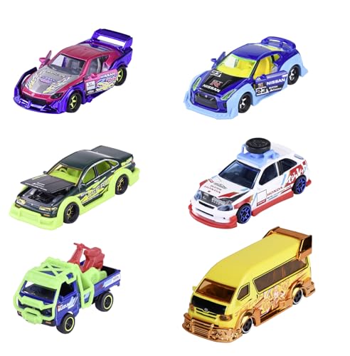 Majorette 212051030 Japan Series Deluxe, 6 types, Nissan springs, Honda, Suzuki, Toyota, tuning accessories, collectible box - Image 2