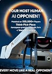 Sense Robot AI Chess Robot with Robotic Arm Electronic Computer Chess Board– 25 AI Levels, 1200+ Exercises, Endgame Trainer, Classic Game Replay, Voice Coaching, Lichess Integration