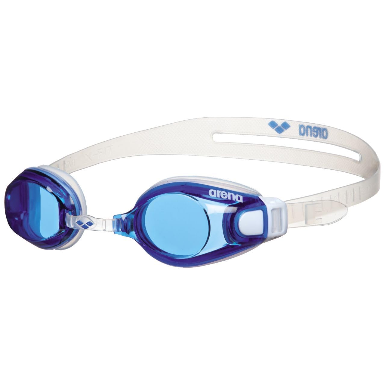 ARENA Zoom X-Fit Occhialini Nuoto Unisex Adulto, Occhialini Piscina con Ampie Lenti, Protezione UV, Ponte Nasale Regolabile, Guarnizioni in Silicone, Lenti con Trattamento Anti-Appannamento