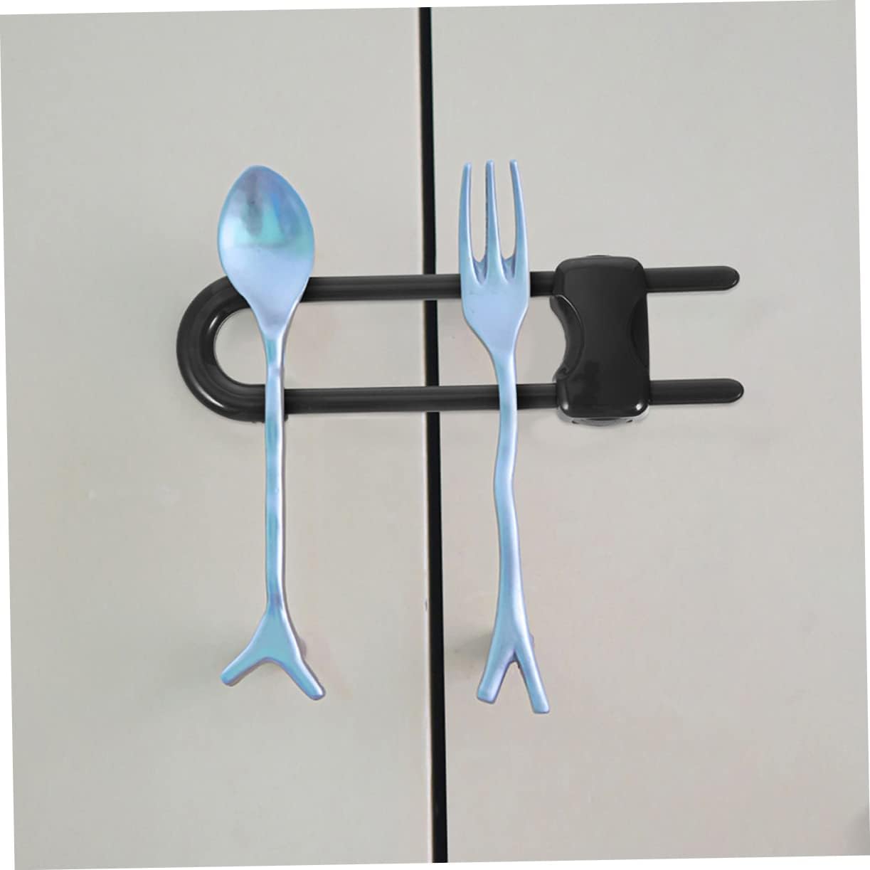 12Pcs U Shaped Safety Cabinet Locks Childproofing Latches for Drawers Cupboards Refrigerators Easy Install Locks for Safety