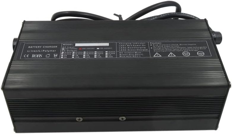 3.65V 20A Lifepo4 Fast Charger 1S 3.2V 3.3V LFP Energy Storage Solar Iron Phosphate RV Battery Cell Smart Charger 3.65 Volt (Color : Copper Nose)