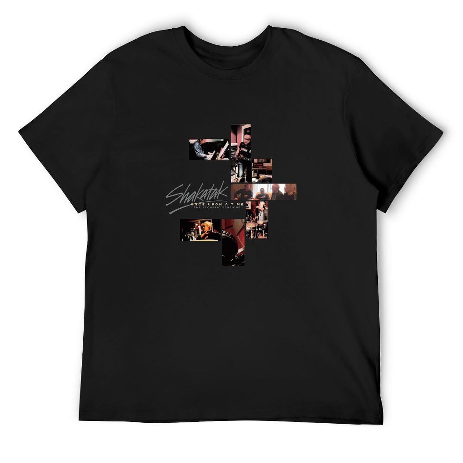 Shakatak Once Upon A Time The Acoustic SessionsT Shirt Casual Round Neck Easy Tee Comfortable Tees Black XXL