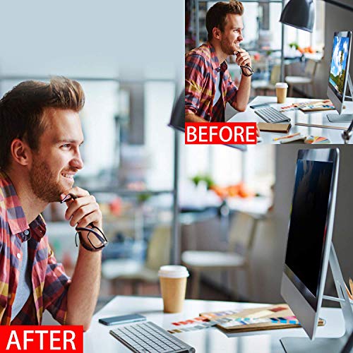 32''W Inch Privacy Screen Filter for Desktop Computer Widescreen Monitor - Anti-Glare, Blocks 96% UV,Anti-Scratch with 16:9 Aspect Ratio