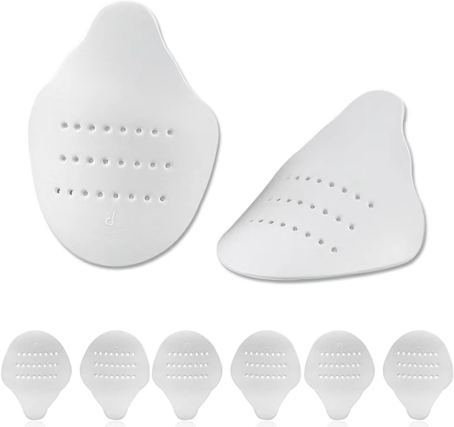 4 Pairs Shoe Crease Protector, Shoe Toe Protectors, Crease Protectors for Sneakers, Anti-Wrinkle Shoes Crease Protector Toe Box Decreaser for Men's US Size 7-12