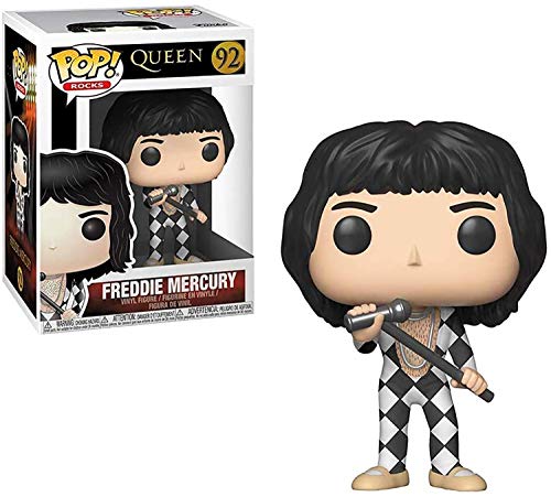 Funko Pop! Vinyl: Rocks: Queen: Freddie Mercury - Figura de Vinilo Coleccionable - Idea de Regalo- Mercancia Oficial - Juguetes para Niños y Adultos - Music Fans - Muñeco para Coleccionistas