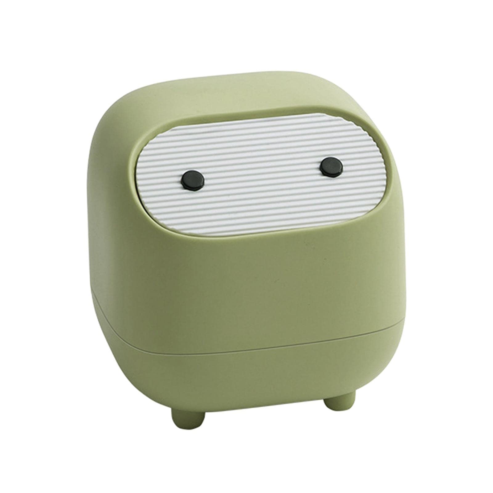 CLUB BOLLYWOOD Small Table Top Covered Waste Basket For Bathroom Dresser Living Room Home Green | Trash Cans & Wastebaskets | Home & Garden | Household Supplies & Cleaning | Trash Cans & Wastebaskets