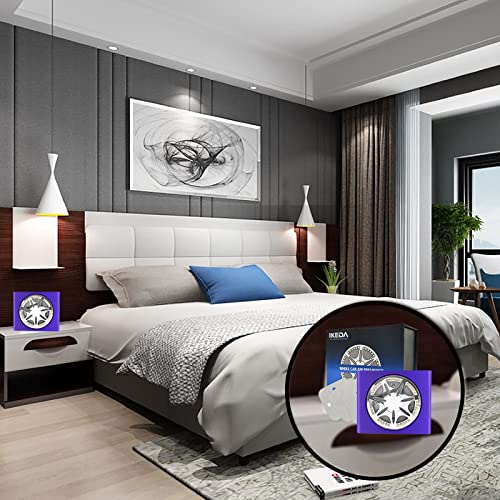 Ikeda Fragrance Car Air Fresheners | Natural Odor Eliminator With 3Pcs Scents Block | Auto Scents Long-Lasting Fragrance 45-Days Odor Deodorizer | Aromatherapy Case For Men (Purple) #TOP2