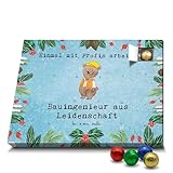 Mr. & Mrs. Panda Adventskalender Bauingenieur Leidenschaft Mit Füllung von 'Classic' - Geschenk, süßigkeiten, schokolade, Schokoladen, Spruch, Baustelle, Studium
