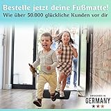 Fußmatte innen [waschmaschinenfest] in perfekter Größe für die Haustür. Fußmatte schwarz 40x60 fussmatte innen fussabstreifer innenbereich fußabtreter innen fussmatten haustür eingangsmatte