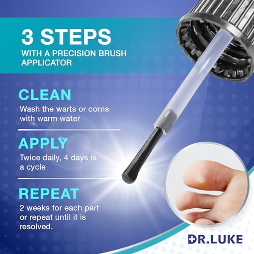 plantar wart corn remover freeze off for feet strongest wart corn removers for toes feet - exclusive formula 17 salicylic acid wart freeze off for plantar wart common wart flat wart corn - 05 oz