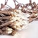 612 Vermont 100 Clear Mini Christmas String Lights on Brown Wire Cord, UL Approved for Indoor/Outdoor Use, 18 Foot of Lighted Length, 20 Foot of Total Length (Pack of 2)