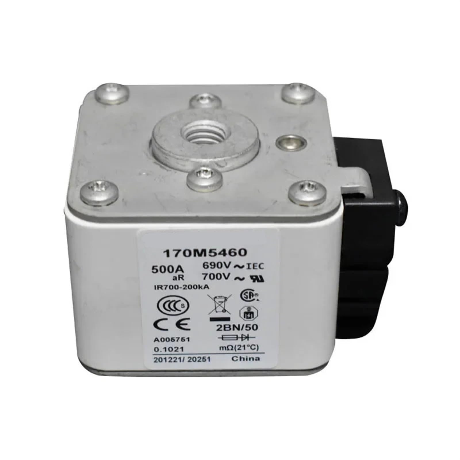 RCGKNNMUZ 170M6145 170M6146 170M6147 170M6148 Ceramic Fuse Base R134a(170M6148)