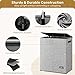 SOLEDI Double Laundry Hamper with Lid and Removable bag, Large Laundry Basket 2 Section with handles, Collapsible Dirty Clothes Hampers for Laundry, Bedroom, Dorm, College