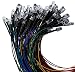 Bit-Lite 50pcs Easy Color-Coded Pre-Wired LED Lights – 5 Colors (7.75" Leads, 12V)