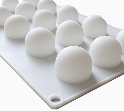 Miniatura 5 de X-Haibei Bola de hielo 3D globo ocular chocolate bomba de baño redondo jabón caramelo 1 pulgada fabricante molde silicona