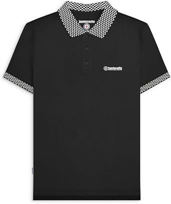 Lambretta Mens SS25 Two Tone Polo Shirt