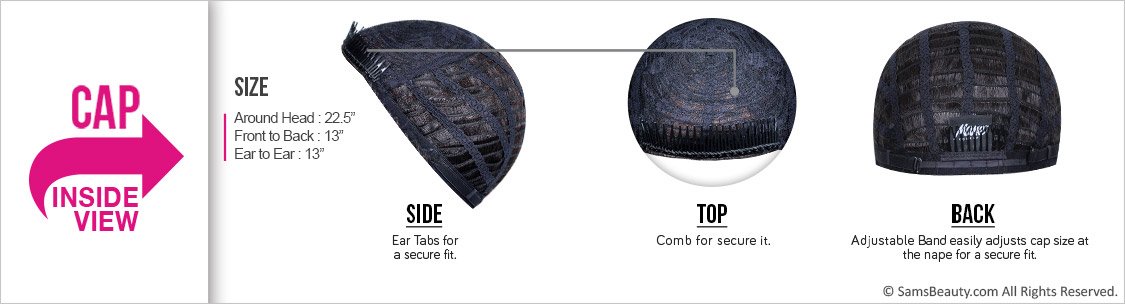 ISIS Human Hair Blend Wig Brown Sugar BS136 (F1B/30)