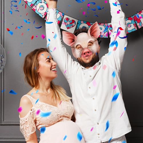 Masque de cochon effrayant pour Halloween et soirées costumées - 6