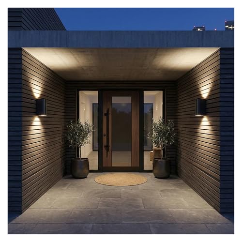 Aplique LED exterior arriba y abajo de 5W y 10W GU10 impermeable para jardín 5