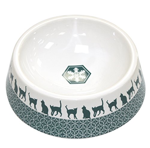Pet Brands Christmas Cat Ceramic Bowl