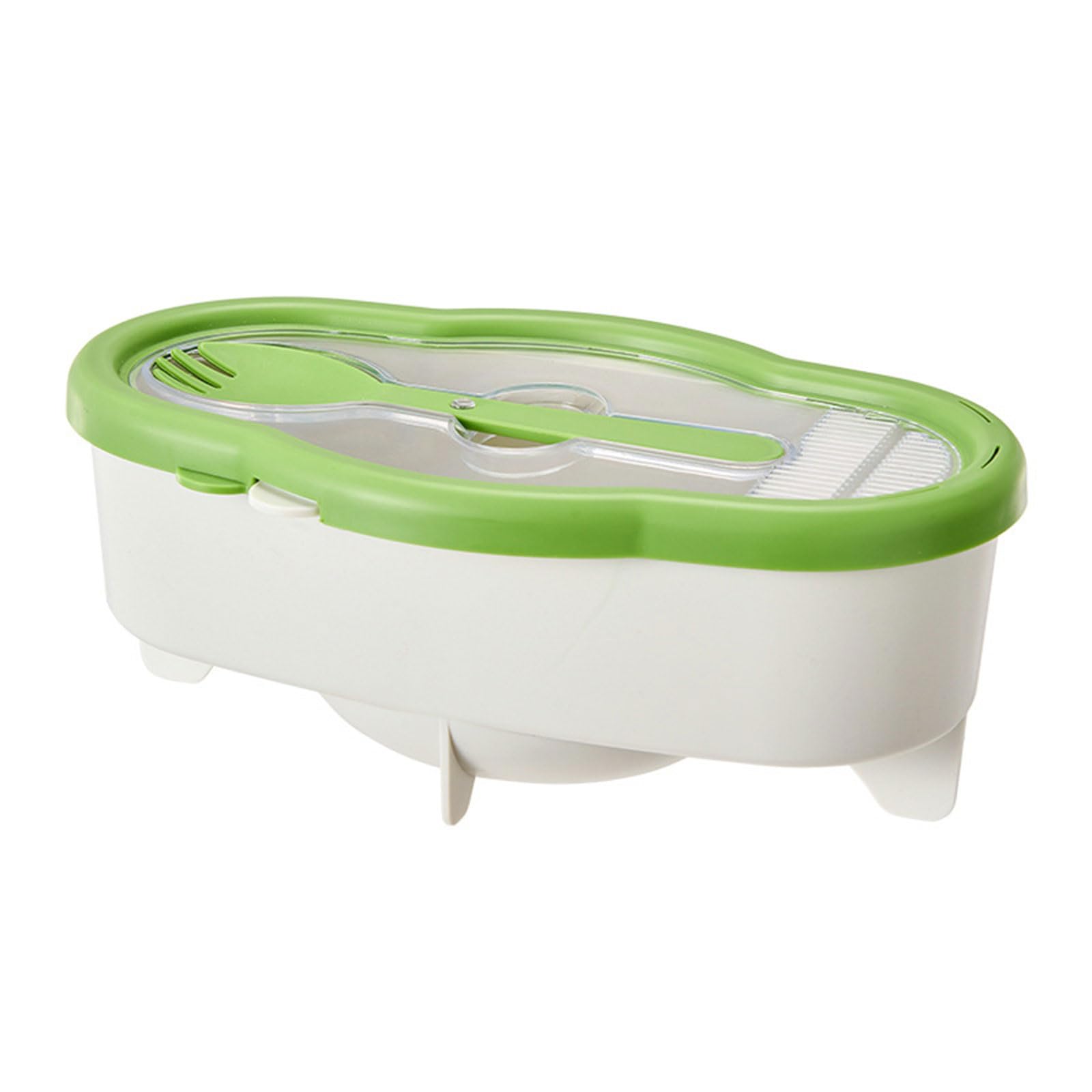 Tsophreniq Multifunctional PP Food Container for Noodles with Leakproof Design and Utensils Perfect for Offices Lunch Heating Lunch Box