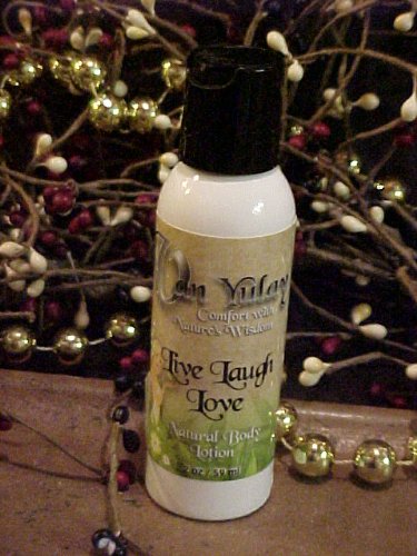 Natrual Moisurizing Lotion with Quality Oils 2 oz Live Love Laugh