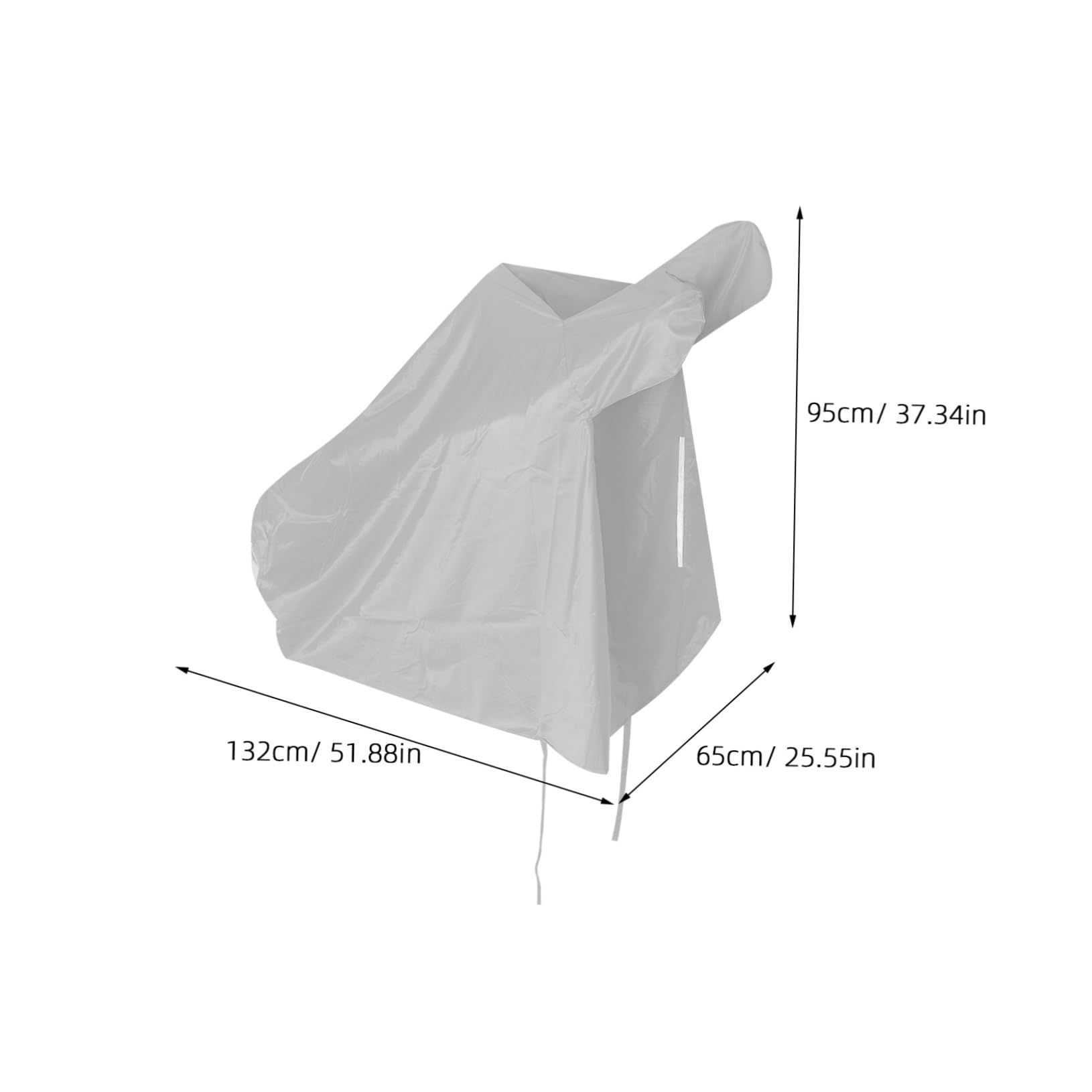 MAGICLULU Housse de Protection Imperméable Tissu Oxford pour Vélo et Moto Protection la Pluie et L’humidité, Usage Extérieur