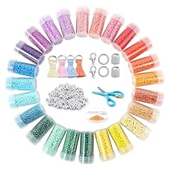 multi color seed beads