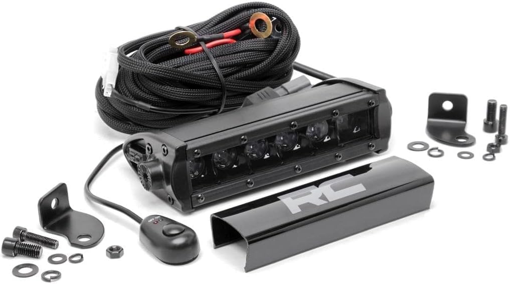 6-inch LED Light Bar - 30W CREE LED, 2400 Lumen, Spot Focus Beam, Rugged Off-Road Lighting for Jeeps, Trucks, UTV, ATV