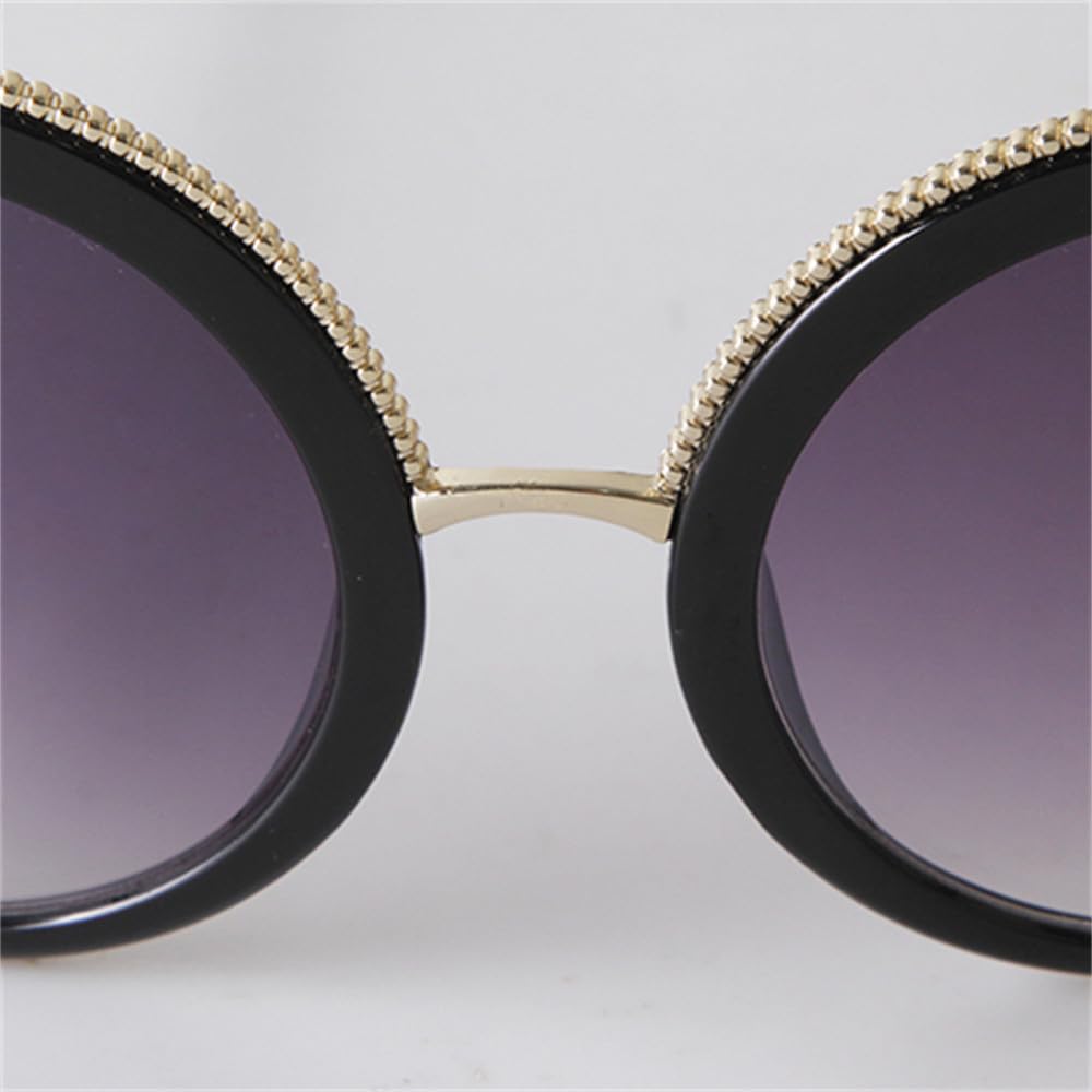 Tonalità tonde in metallo Occhiali da sole da donna Occhiali da vista da uomo Occhiali da sole vintage bianchi rossi Occhiali da sole da donna da donna