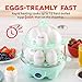 Dash Deluxe Rapid Egg Cooker: Electric, 12 Capacity for Hard Boiled, Poached, Scrambled, Omelets, Steamed Vegetables, Seafood, Dumplings & More, with Auto Shut Off Feature, Aqua