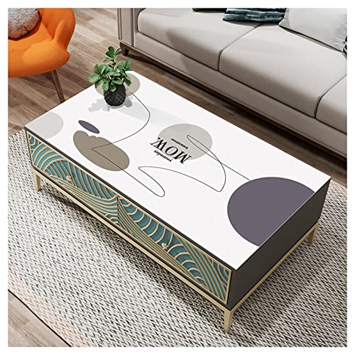 Tapis de Table en Cuir, Nappe de Table Rectangulaire ou Carrée, Nappe Anti Tache, Nappe Impermeable, Nappe Antidérapante, Nappe Grande Taille pour Table Basse de Salon, Tabl(Size:60*120 cm,Color:ré) Cover