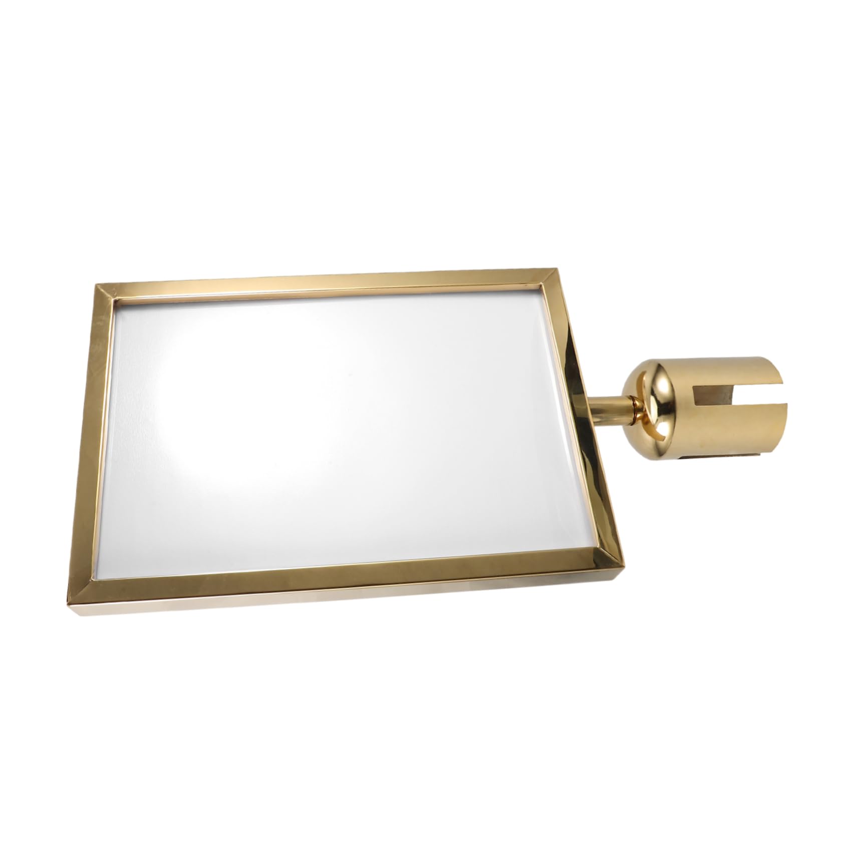 NUOBESTY Support De Panneau De Poteau En Inox A4 Porte-Affiche Pour Contrôle Des Foules Panneau Aéroport File D’Attente Bureau Installation Rapide 17.52 X 8.66 in