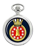 Giftshop UK Hms Berkeley Castello, Reale Blu Scuro Orologio da Tasca