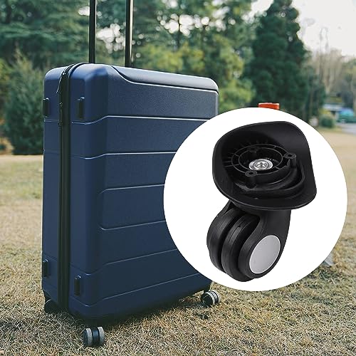 BQLZR Luggage Spinner Wheel Luggage Wheels Replacement 3.43 Inches W024 Black Right for Suitcases Repairing Part2