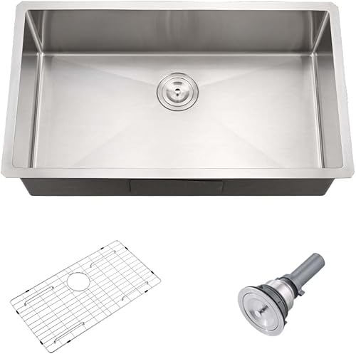 Miniatura 19 de Fregadero de barra negra de 12 pulgadas para montaje bajo montaje, fregadero de cocina pequeño de 12 x 16 pulgadas, fregadero de barra húmeda