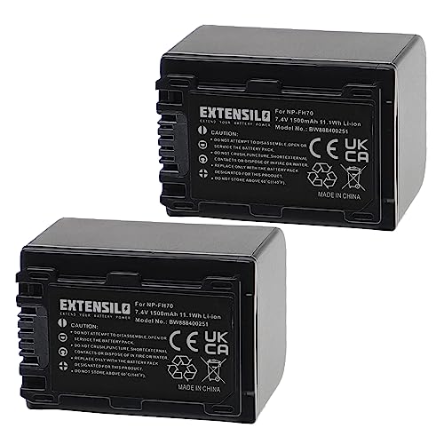 Batterie Sony HDR-UX5 UX20 de Secours pour Éviter la Panne Vidéo