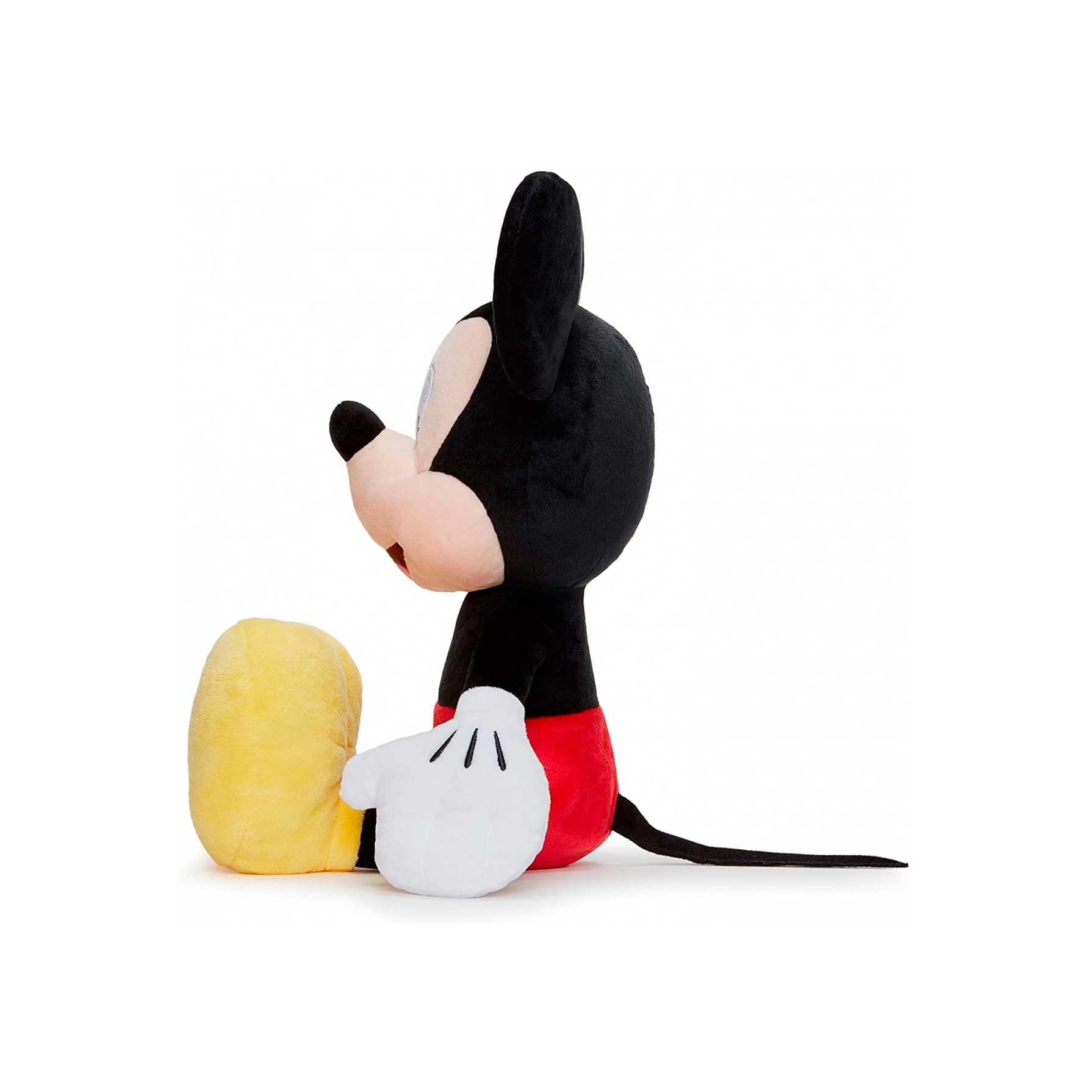 Simba Toys - Peluche Disney Mickey Mouse 35 cm- con Pantalon Rojo, Material Suave y Agradable, 100% Original, Apto para Niños y Niñas de Todas Las Edades - 35 cm (6315870228)