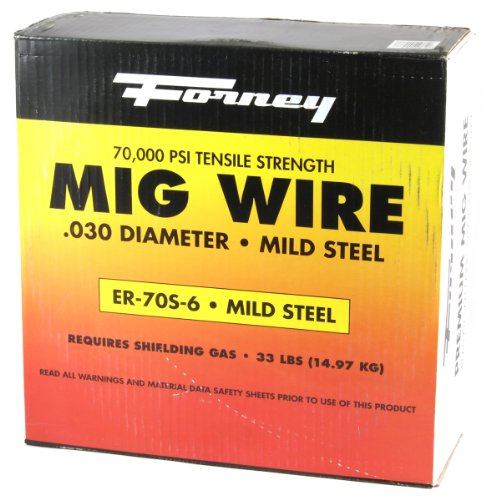 Forney 42276 Mig Wire, Mild Steel ER70S-6, 030-Diameter, 33-Pound Spool