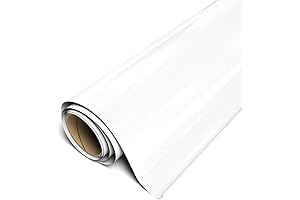 Siser EasyWeed White Heat Transfer Vinyl Roll - Cricut, Silhouette, DIY