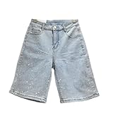 LONGUEUR ADAPTABLE : La longueur idéale de ce short en jean pour femme offre une couvrance optimale tout en restant stylée. Il convient à de nombreuses activités, des aventures en plein air aux rencontres décontractées