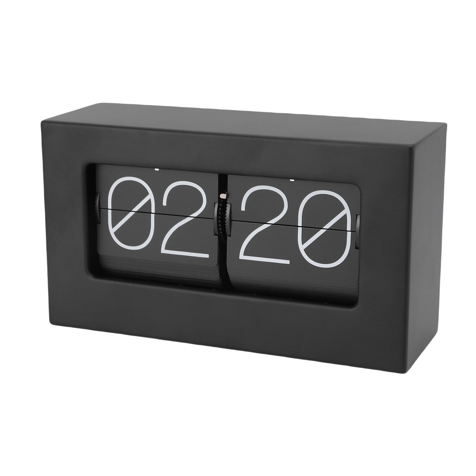 Zegar z klapką w Stylu Retro ze Stali Nierdzewnej, Elegancki, Minimalistyczny Design, Wyświetlacz o Dużej Widoczności, Idealny do Salonów i Biur