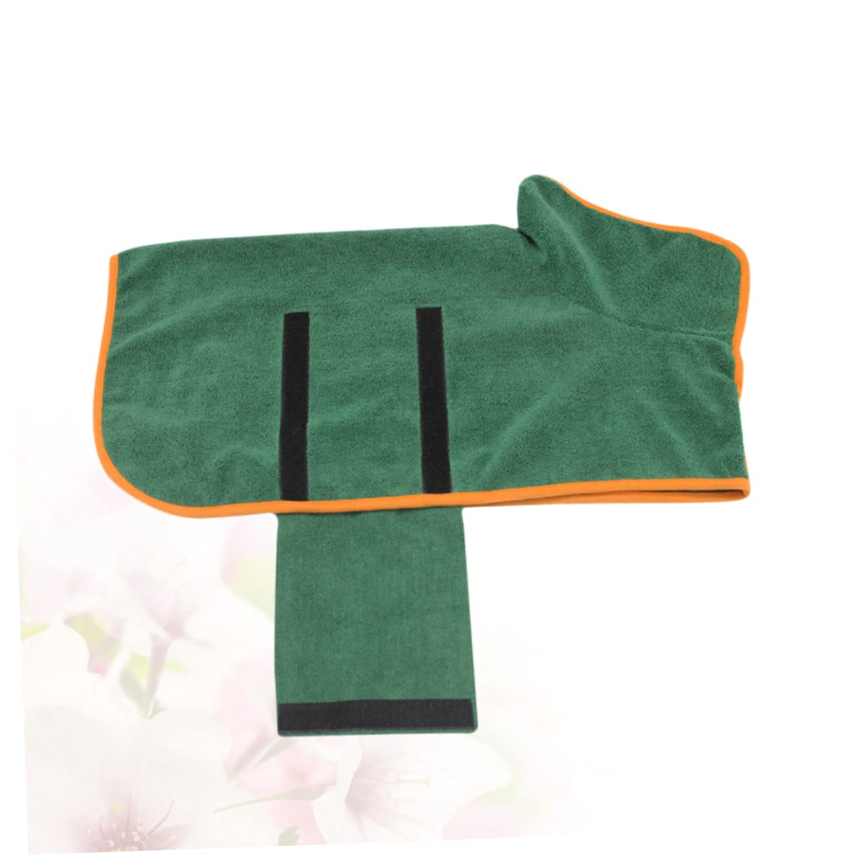 Kisangel 2 Pièces Peignoir Chat Serviette de Bain en Microfibre pour Chien Serviettes pour Chien pour sécher Les Chiens Peignoir pour Animaux de Compagnie Peignoir Chien Green