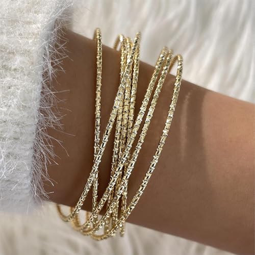Image of Shining Diva Fashion Gold Plated Stylish Kada Bangle Cuff Bracelet for Women (rrsd16101b) (Gold)