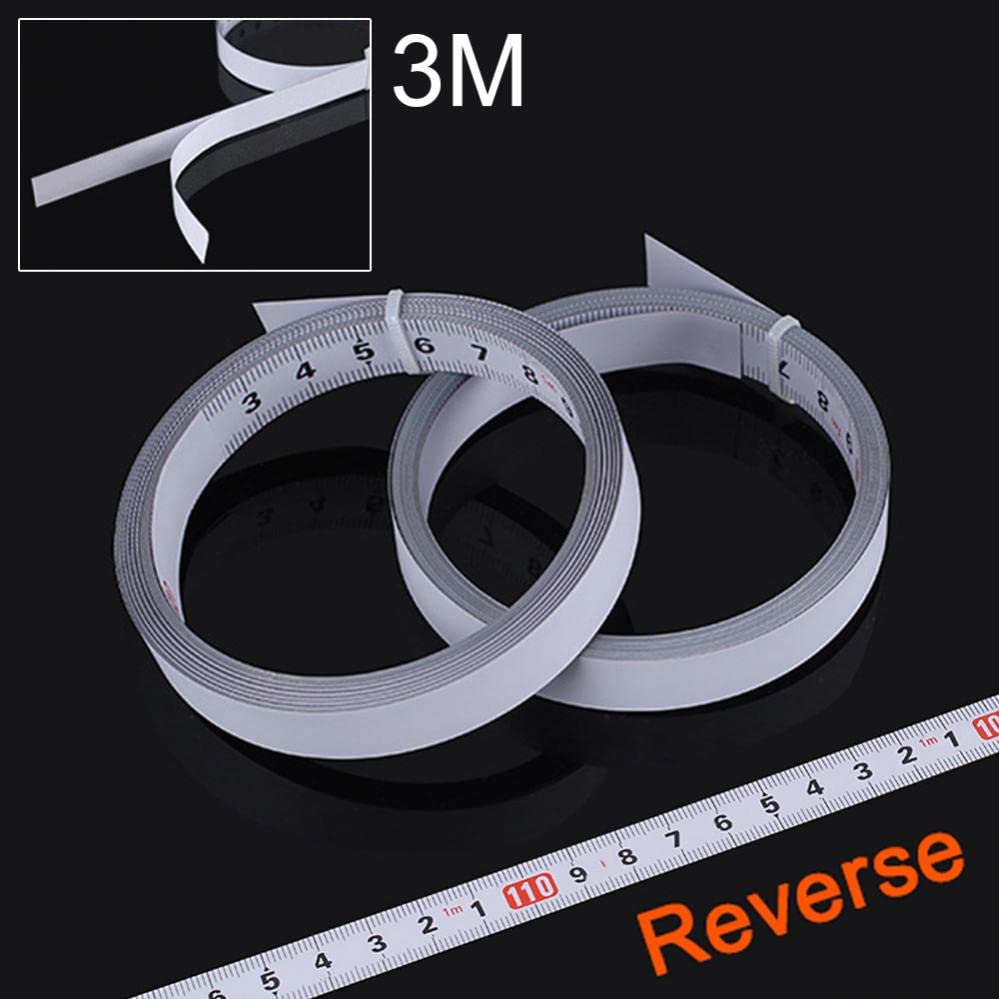 Cinta métrica autoadhesiva 5m acero inoxidable miniatura 2