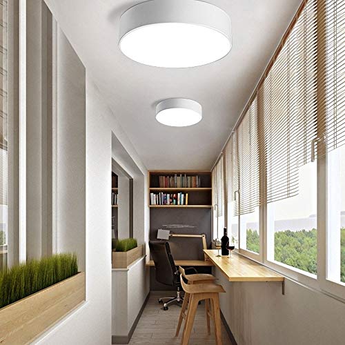 Foco empotrable LED redondo de 10W con interruptor para techo de baño y comedor 4