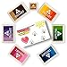 Tritart Cojines de tinta para huellas dactilares I tinta para sellos 24 colores vivos + 1 dorado .No tóxicos I tinta lavable para sellos I tintas para estampar diseñosI selloscrapbook papel o canvas