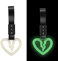 Vista 34 de Q1-TECH, JDM Tsurikawa - Anillo japonés para metro, tren, autobús, mango de coche, correa de mano con mango de corazón roto y correa de mano