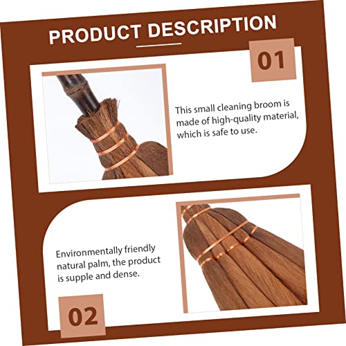 Gririw 1Pc Children's Broom Cleaning Brushes For Household Use Mini Couch Wedding Favors Nigerian Palm Broom Vintage Broom Kids Cleaning Tool Small Broom Tool Home Use Mini Broom Small #TOP1