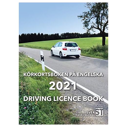 Körkortsboken på engelska 2021 / Driving licence book